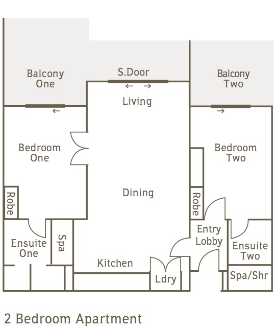 apartment plans 2 bedroom. 2 Bedroom Apartment
