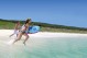 The crystal clear waters beckon