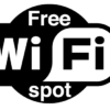 Surf the web and the waves at Seashells Free WIFI logo