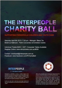 Interpeople Charity Ball flyer