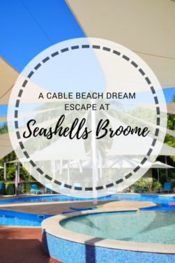 Seashells Broome pool - photo - The Sweet Wanderlust