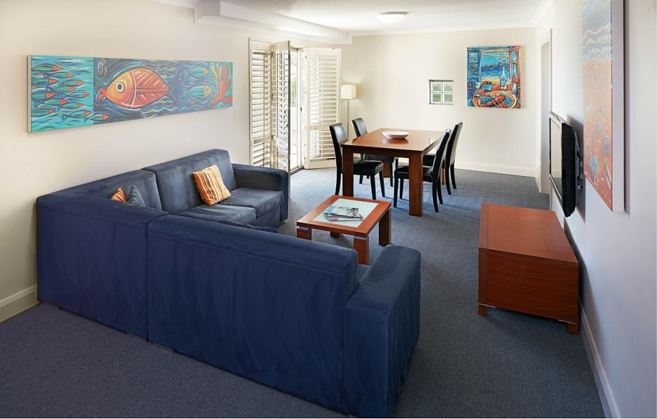 Seashells 2 Bed Wing Apartment Lounge